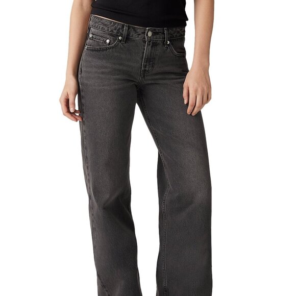 Levi’s Premium Low Loose Jeans In Black, Size 10 - Picture 2 of 12